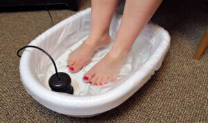 Ionic foot bath